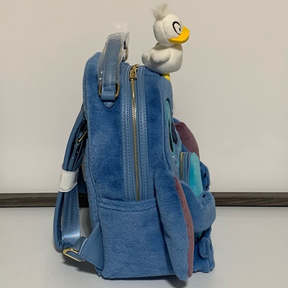 Her Universe Disney Lilo & Stitch Duckling Plush Mini Backpack & Wallet-New - Picture 3 of 16